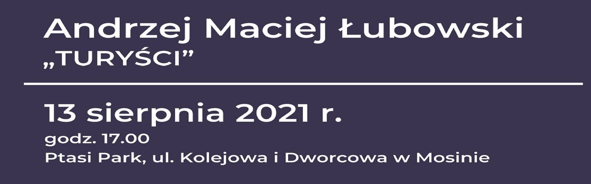 Andrzej Łubowski banner