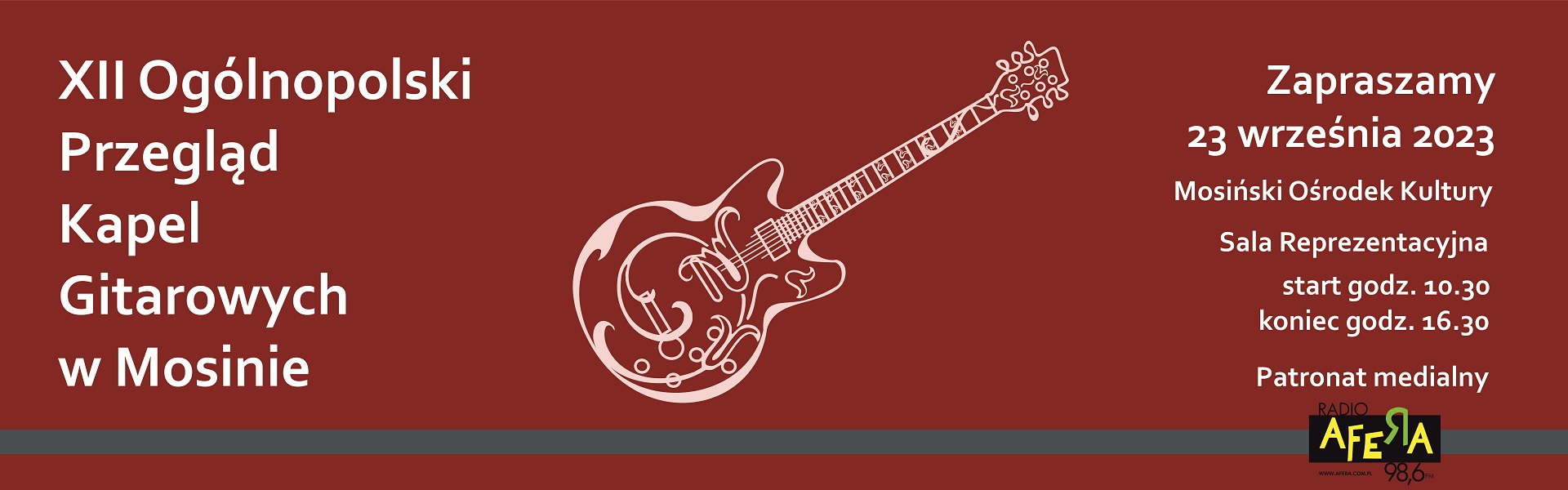 Banner Przegląd Kapel Gitarowych 2023